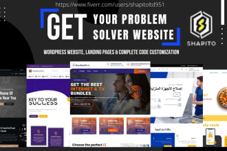 design and develop your responsive wordpress, mern website