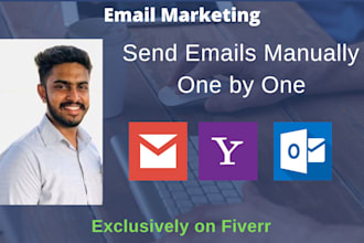 manually compose and send emails one by one