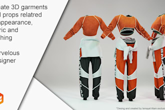 create 3d garments in marvelous designer