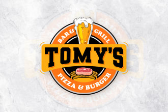 design bbq, grill, food, restaurant, coffee, café, tea, bar and bakery logo
