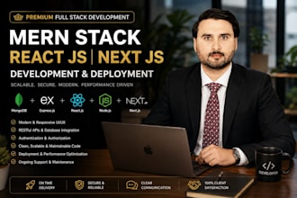 do mern stack reactjs nextjs development and deployment
