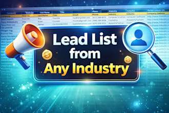 targeted email list building for any industry