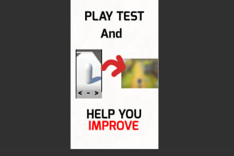 test your games and give feedback and improve your game