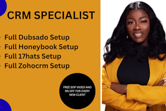 setup dubsado honeybook crm zoho zohocrm honeybook dubsado