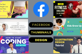 design facebook ads thumbnail for dropshipping
