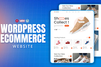 build wordpress ecommerce website, online store, woocommerce website