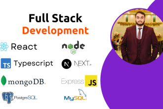 be ai web app developer, business software as full stack developer