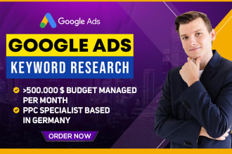 do a detailed keyword research for your google ads search campaign