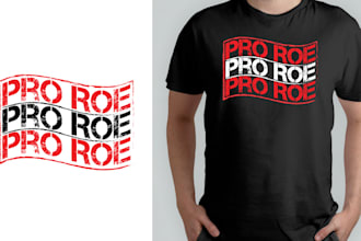 create your professional eye catching tshirt design
