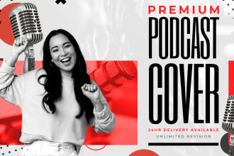 design impressive podcast cover art