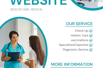 create a wordpress healthcare and medical website