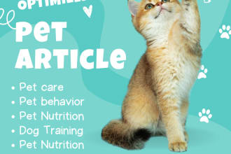 be your SEO pet content writer and veterinary blogger