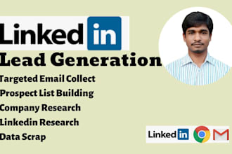 provide linkedin lead generation and company research