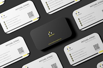 design your simple and professional business card 24 hrs