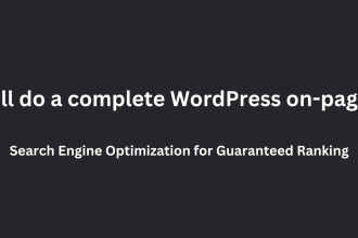 do complete wordpress on page search engine optimization for guaranteed ranking
