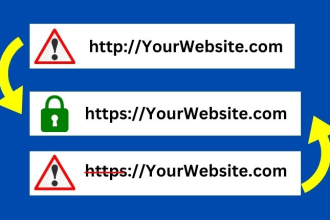 install a free SSL certificate, convert http to https, and fix green pad issues