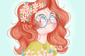 draw your portrait in disney style