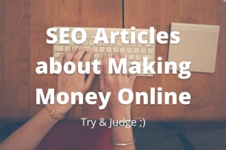 write 500 words about making money online