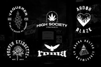 design edgy urban streetwear logo for your clothing brand