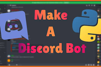 make you a discord bot in python