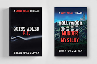 design a minimalist mystery, thriller, horror, crime, dark ebook, book cover art