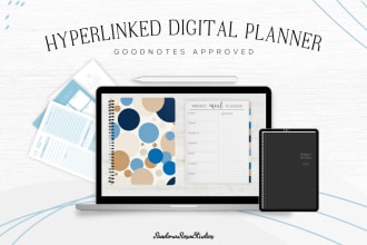 hyperlink digital planner for goodnotes to sell on etsy