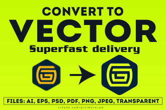 convert to vector image or logo