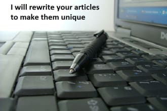 rewrite any article and make it original
