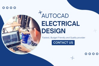 draw any kind of electrical design in autocad