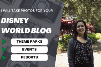 take photos for your disney world blog