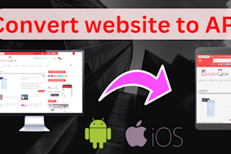convert website to app