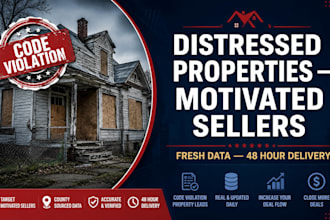 code violation property leads for real estate investors USA