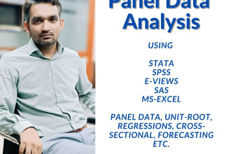 do panel data analysis using stata, eviews, spss