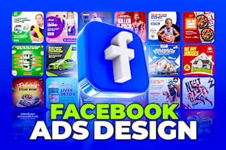 do high converting facebook ads design and banner ads design