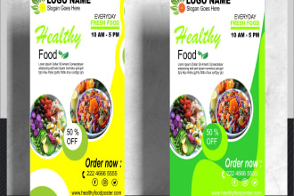 design amazing professional flyers, brochures and leaflets
