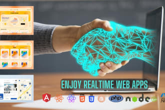 build a responsive ecommerce website listings erp CRM website with UI UX design