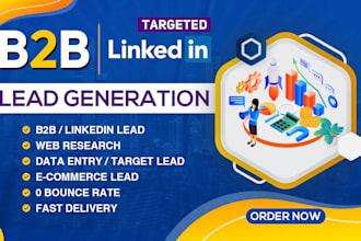 do b2b lead generation and web research