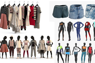 make 3d clothing for your product using clo 3d