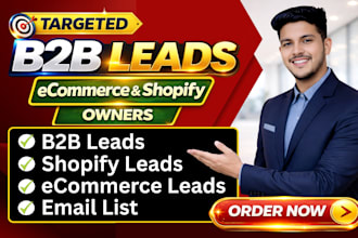 do b2b lead generation for ecommerce and shopify store owners