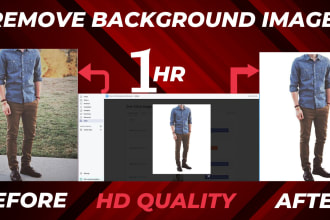 remove background from image in 1 hour