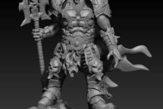 3d sculpt, model and prepare for printing any model