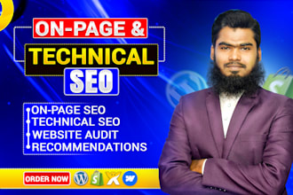 do on page and technical seo optimization for your website