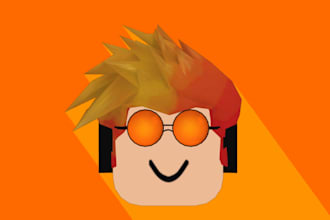 make a flat design of your roblox character