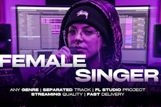 record professional female vocals for pop or edm song