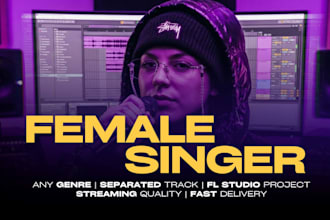 record professional female vocals for pop or edm song