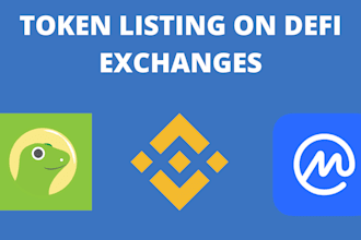 do coin listing, token listing on coingecko, coinmarketcap, and trust wallet