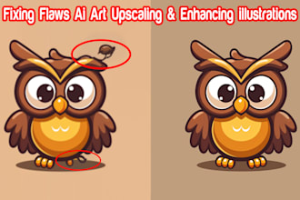 fix ai art flaws, enhance, upscale and edit photos with ai