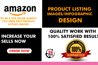 design amazon infographic and product listing images