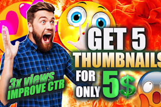 design 5 view boosting youtube thumbnails for you