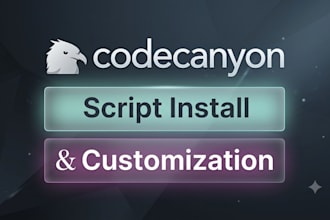 install codecanyon script and fix any bug